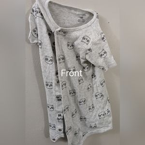 Cute 18 month simple joys raccoon onesie